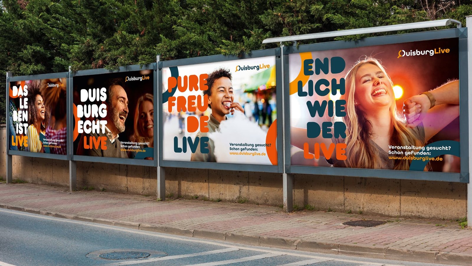 Plakate Duisburg Live Kampagne