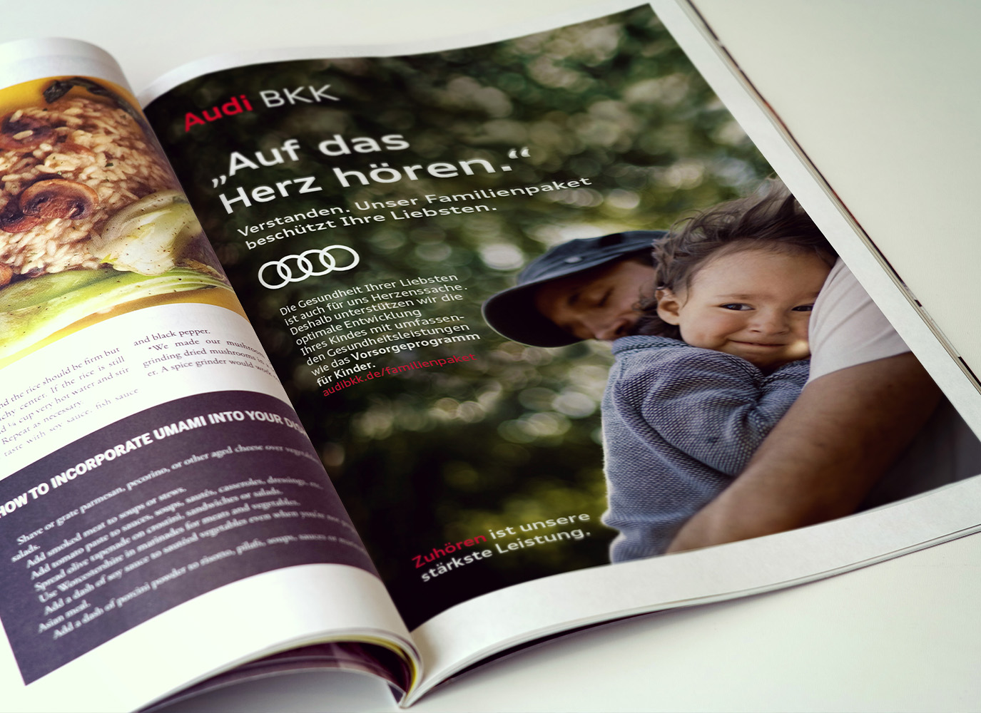 Audi BKK Markenpositionierung - Kundenmagazin