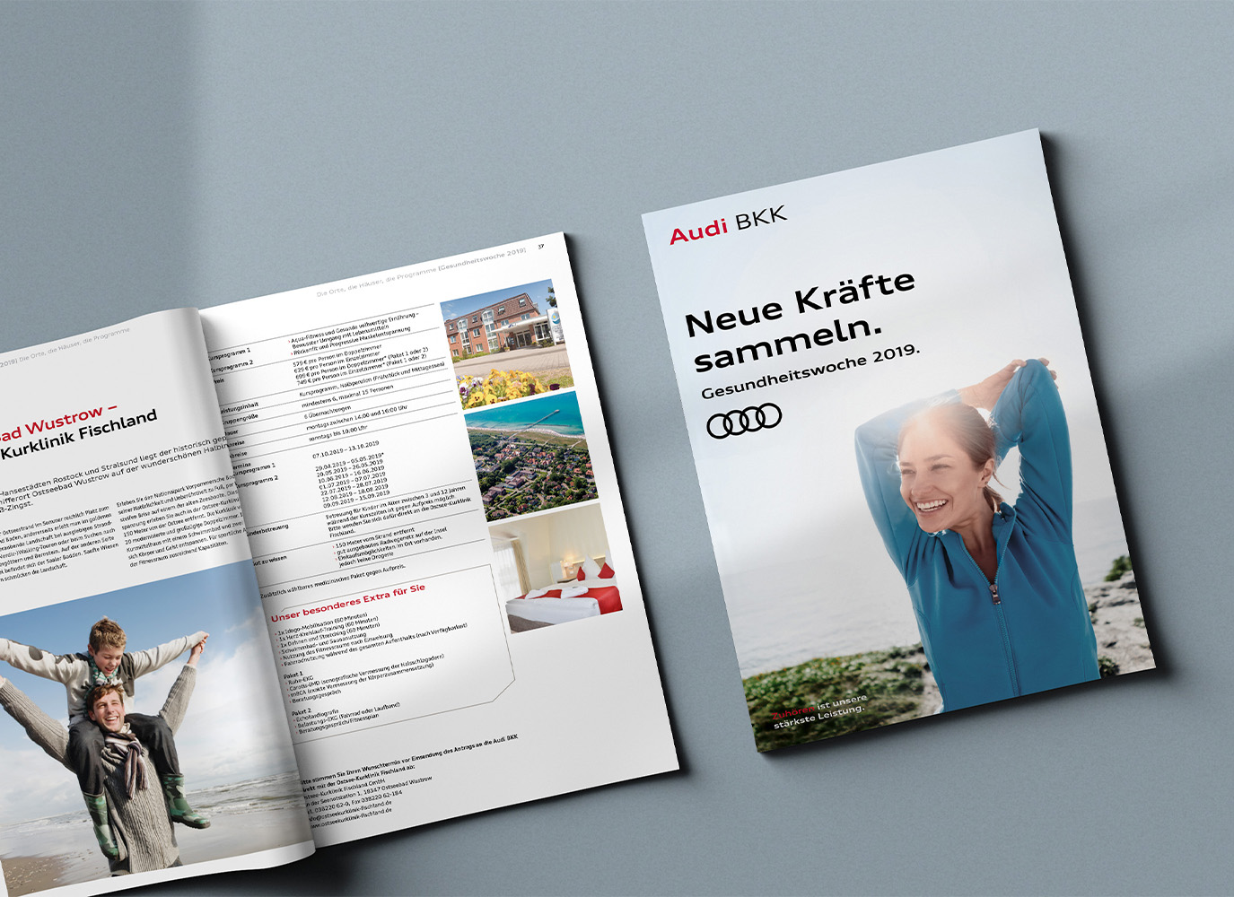 Audi BKK Markenpositionierung - Kundenmagazin